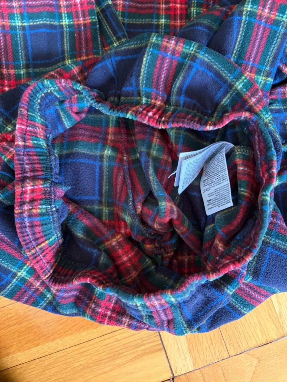 GAP Kids Sz. 12 Plaid Pajama Set - Blue & Red, Green. Unisex. Cabincore. Tartan